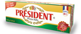 Président ® 100 g Salted Butter